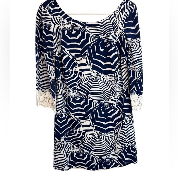Lilly Pulitzer Harbour Oh Cabana Boy Tunic Mini Dress Size S (137) - Picture 8 of 8